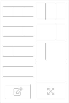 Selection of available layout types by clicking Add Layout